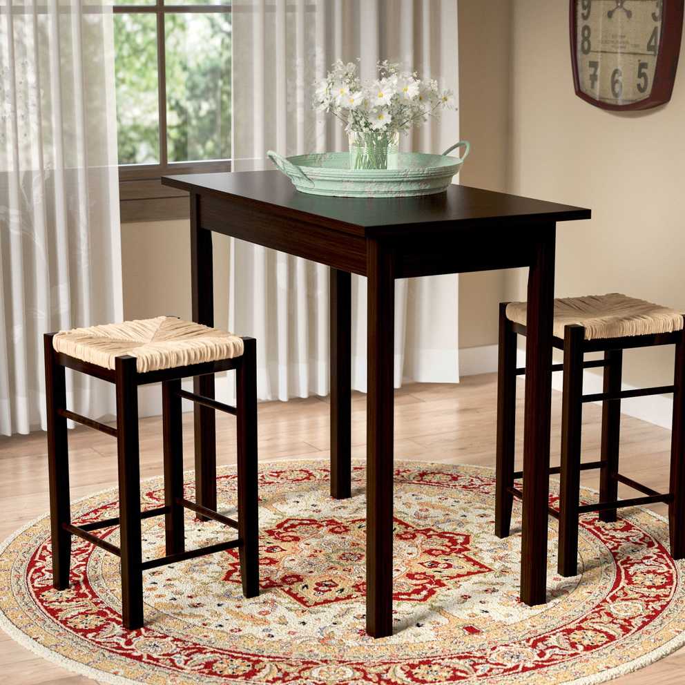 Featured Image of Tenney 3 Piece Counter Height Dining Sets