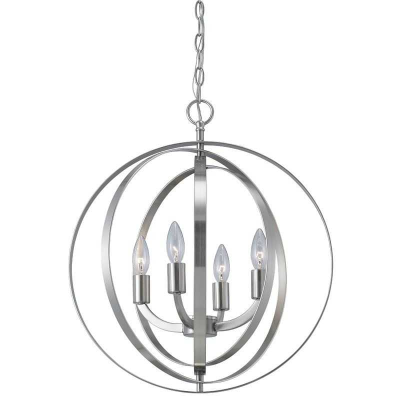 Featured Image of Hendry 4 Light Globe Chandeliers