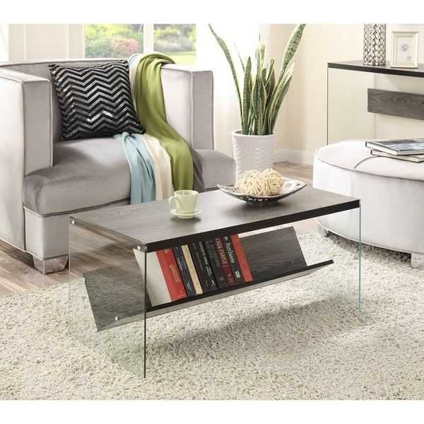Featured Image of Porch & Den Urqhuart Wood Glass Coffee Tables