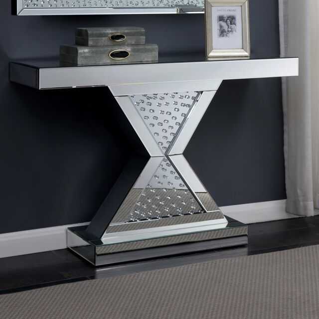 Coffee Table Silver Orchid Olivia Glam Mirrored Round Cocktail Tables