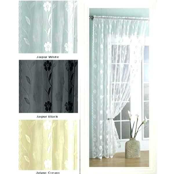 Curtain Erica Crushed Sheer Voile Grommet Curtain Panels (18 of 25
