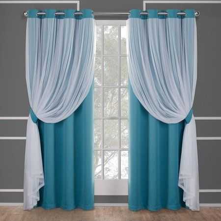 Featured Image of Catarina Layered Curtain Panel Pairs With Grommet Top