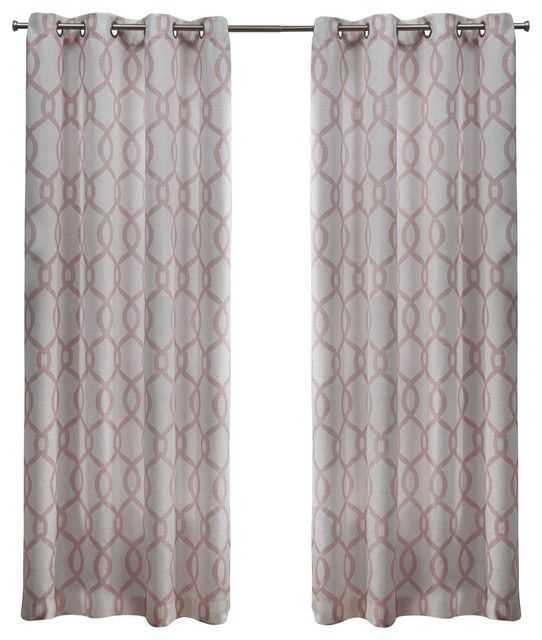 Featured Image of Kochi Linen Blend Window Grommet Top Curtain Panel Pairs