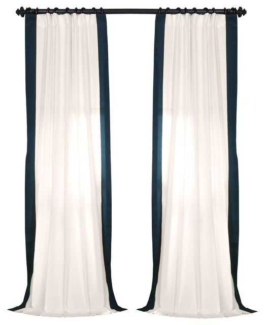 Featured Image of Vertical Colorblock Panama Curtains