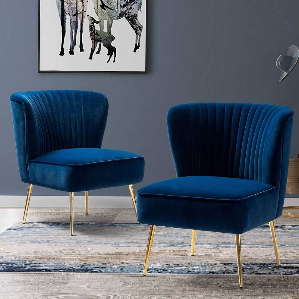 Featured Image of Erasmus Velvet Side Chairs (Set Of 2)