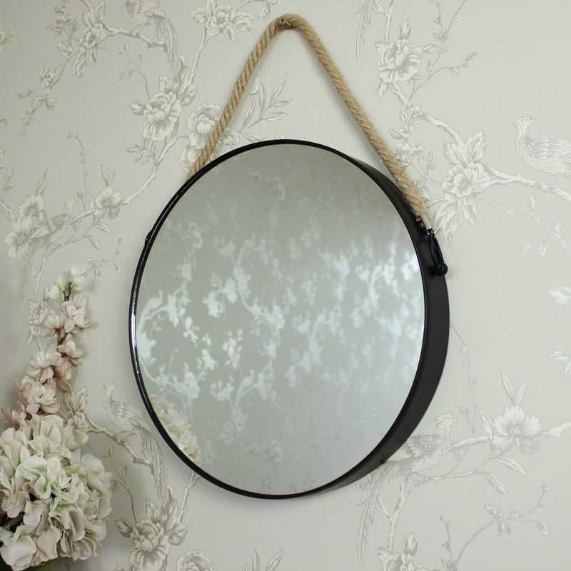 Featured Image of Woven Metal Round Wall Mirrors