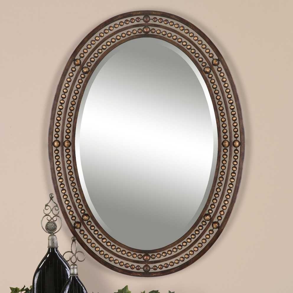 Featured Image of Distressed Bronze Wall Mirrors