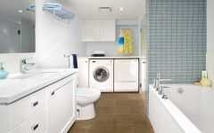 15 Bathroom and Laundry Interior Design in One Room