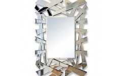 Glass 4-Piece Wall Mirrors