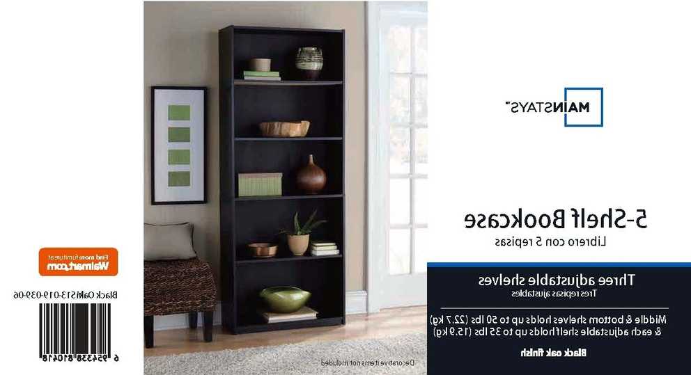 View Gallery of Mainstays 5 Shelf Bookcases (Showing 1 of 15 Photos)