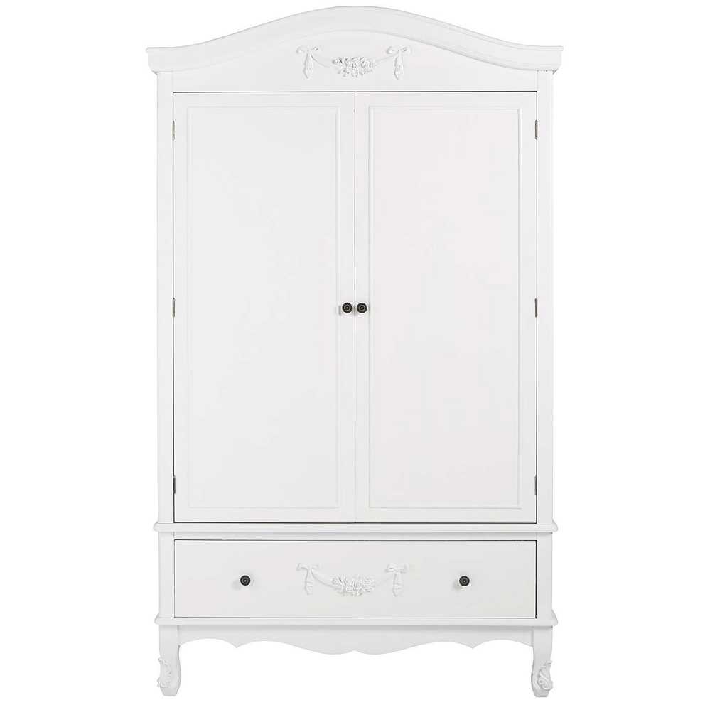 Showing Gallery of White Double Wardrobes With Drawers (View 8 of 15