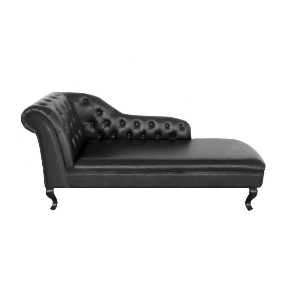 Gallery of Black Leather Chaise Lounges (View 4 of 15 Photos)