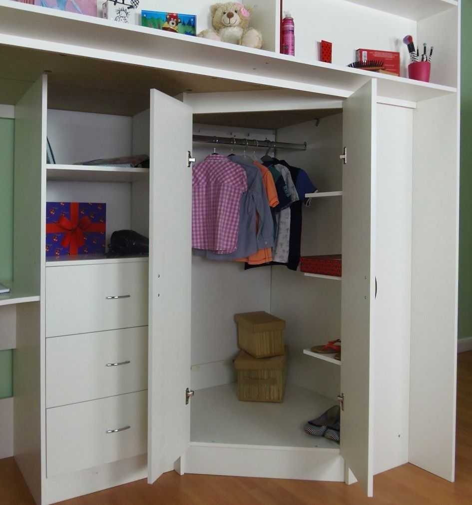 Featured Photo of High Sleeper Bed With Wardrobes