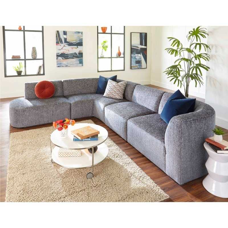 Displaying Photos of Cosmos Grey 2 Piece Sectionals With Laf Chaise