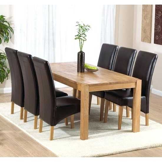 Explore Gallery of Oak Dining Set 6 Chairs (Showing 7 of 20 Photos)