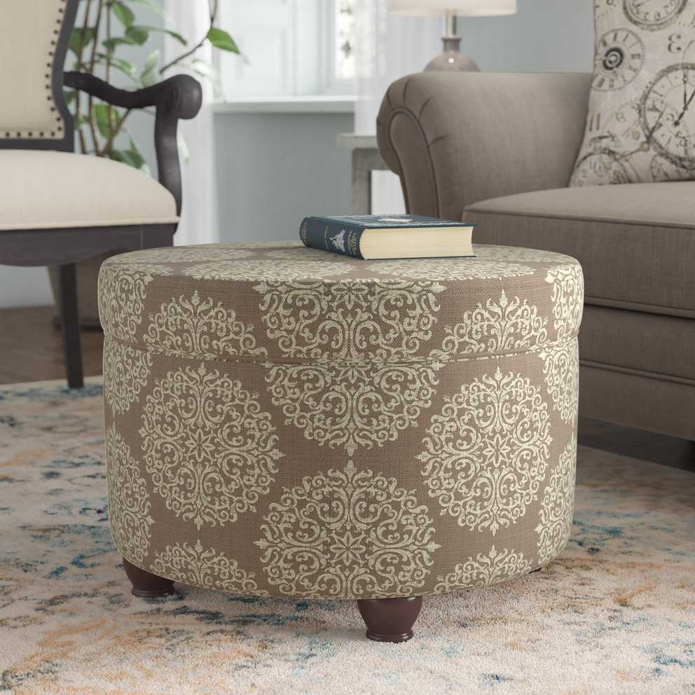 Top 10 of Brown Wash Round Ottomans