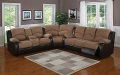 Leather and Suede Sectional Sofas
