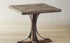 Magnolia Home Shop Floor Dining Tables with Iron Trestle