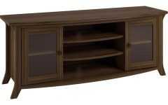 Wooden Tv Stands with Glass Doors