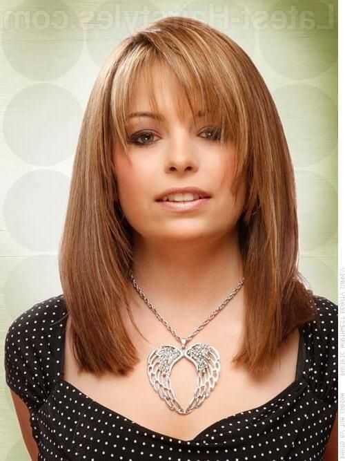 Featured Photo of Long Bob Hairstyles With Bangs