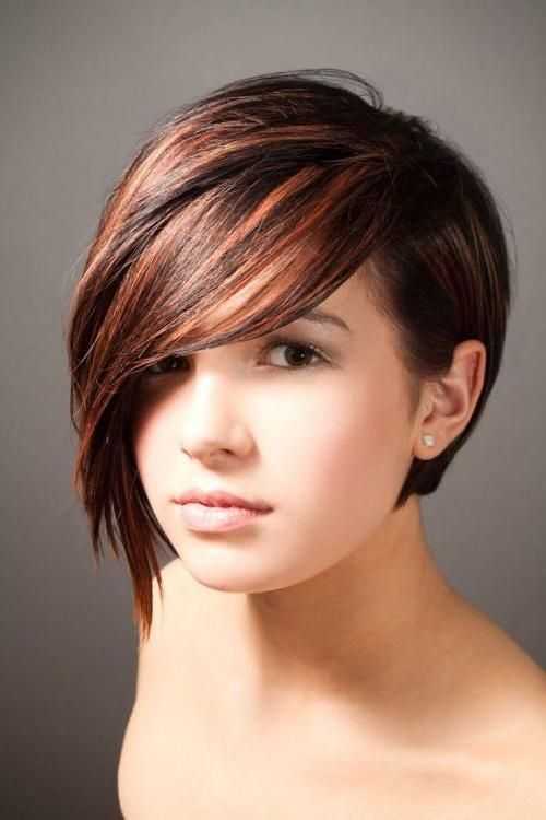 Featured Photo of One Side Short One Side Long Hairstyles