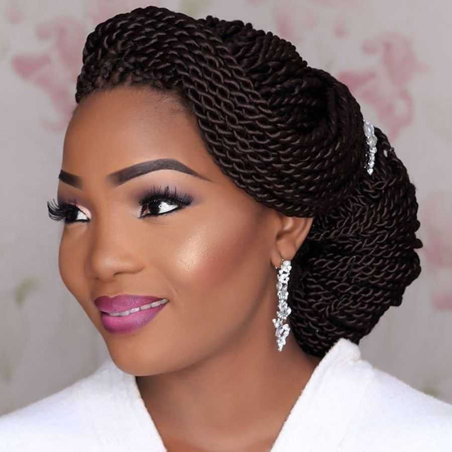 Featured Photo of African Wedding Braids Hairstyles