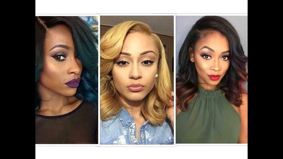 Lovely Colored Shoulder Length Hairstyles For Black Women. – Youtube Intended For Well Known Black Women With Medium Hairstyles (Gallery 17 of 20)
