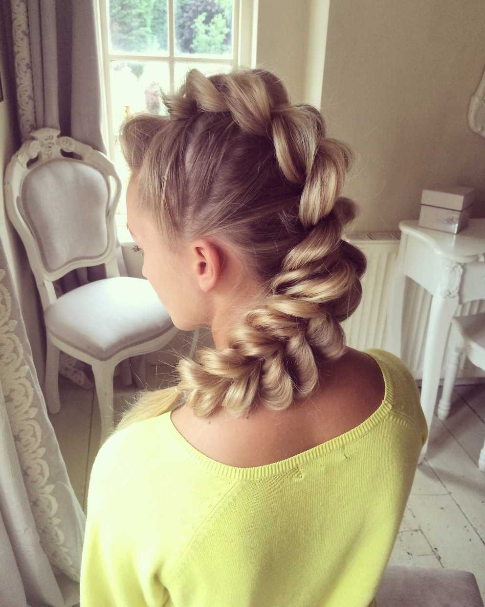 30 Braided Mohawk Styles That Turn Heads Intended For Recent Blonde Teased Mohawk Hairstyles (Gallery 13 of 20)