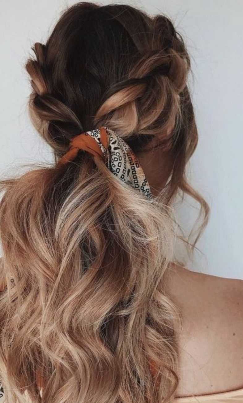 Featured Photo of Loosely Tied Braid Hairstyles With A Ribbon