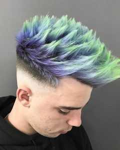 20 Photos Unique Color Mohawk Hairstyles