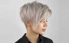 Layered Top Long Pixie Hairstyles