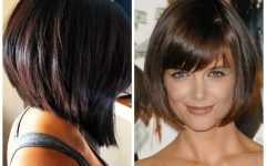 Round Bob Hairstyles with Front Bang