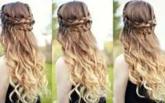 Curled Half-up Hairstyles