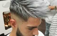 Silvery White Mohawk Hairstyles