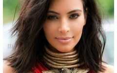 Kim Kardashian Medium Hairstyles