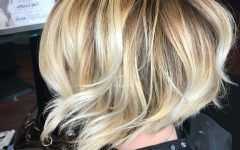 Pearl Blonde Bouncy Waves Hairstyles