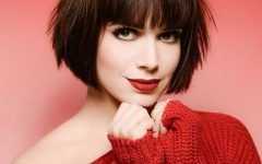 Simple Bob Hairstyles with Shaped Bangs