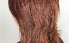 Wispy Layered Hairstyles in Spicy Color