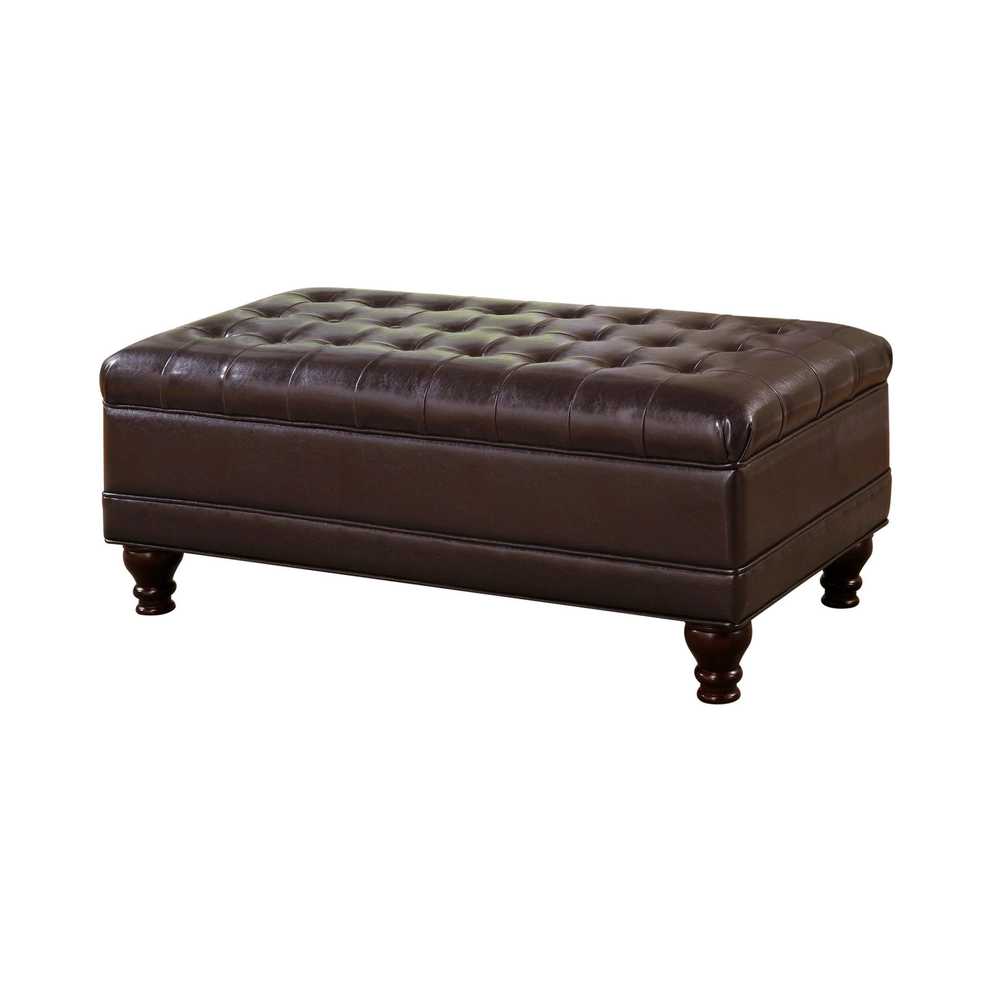 Featured Photo of Brown And Gray Button Tufted Ottomans