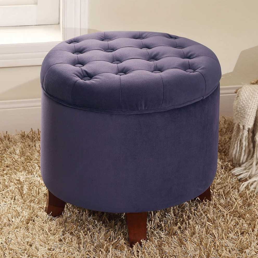 Featured Photo of White Large Round Ottomans