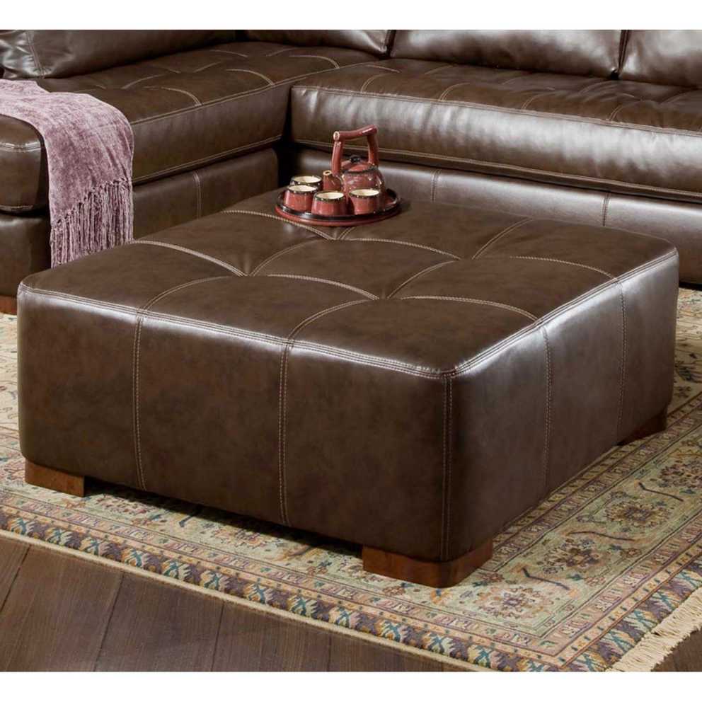 Featured Photo of Leather Pouf Ottomans
