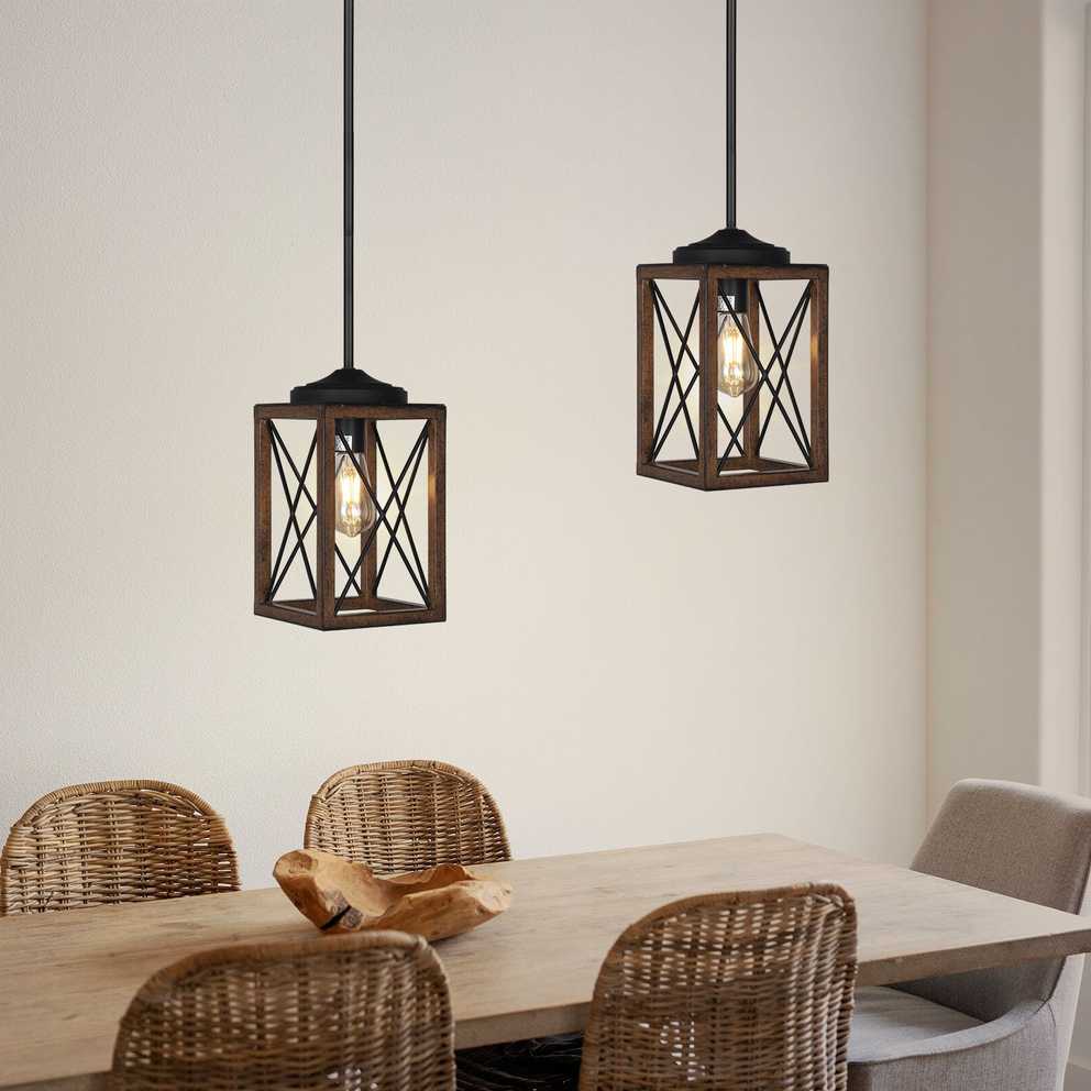 Featured Photo of Two Light Lantern Chandeliers