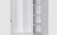 White Double Wardrobes with Drawers