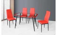 Linette 5 Piece Dining Table Sets