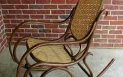 20 Photos Vintage Wicker Rocking Chairs