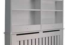 Radiator Cover with Bookcases Above