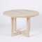 Solid Wood Circular Dining Tables White