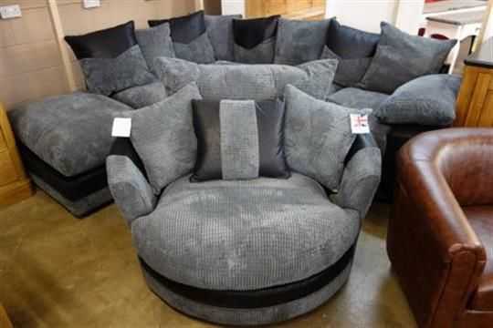 Featured Photo of Corner Sofa And Swivel Chairs