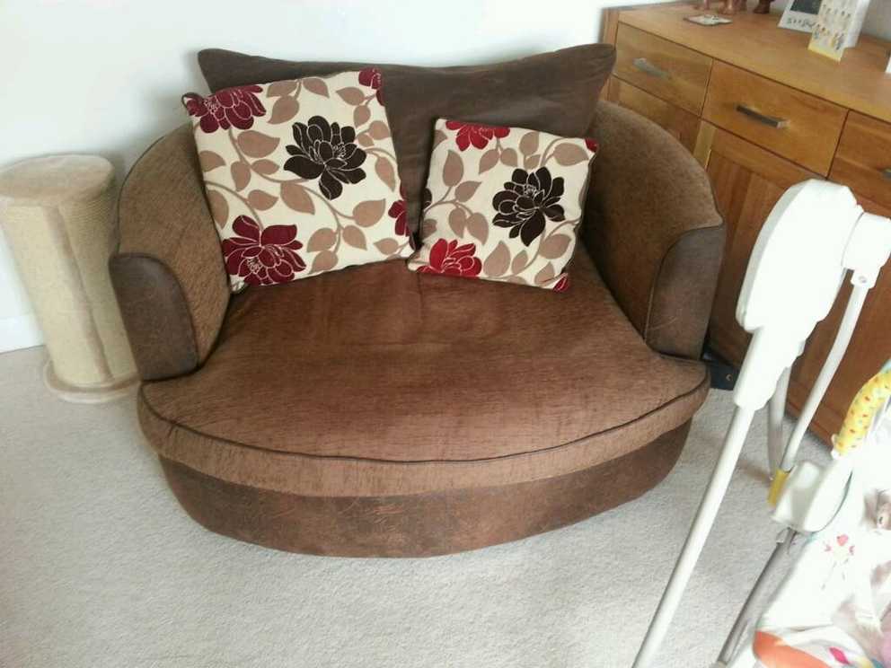 Displaying Photos of 3 Seater Sofa & Cuddle Chair In York, North