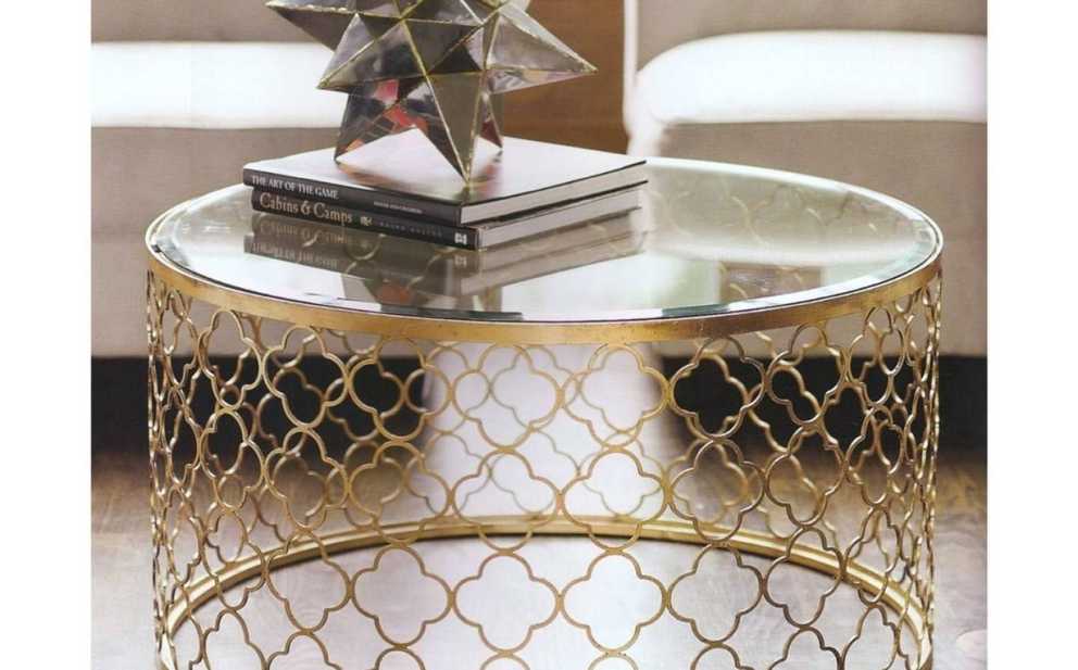 Gallery of Glass Gold Coffee Tables (View 7 of 30 Photos)